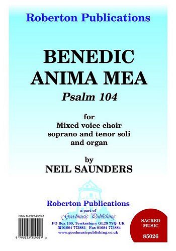 Benedic Anima Mea - Psalm 104, GchKlav (Chpa)