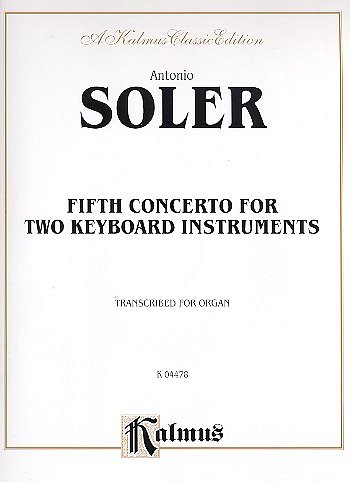 Fifth Concerto for Two Keyboard Instruments, Org (EA)