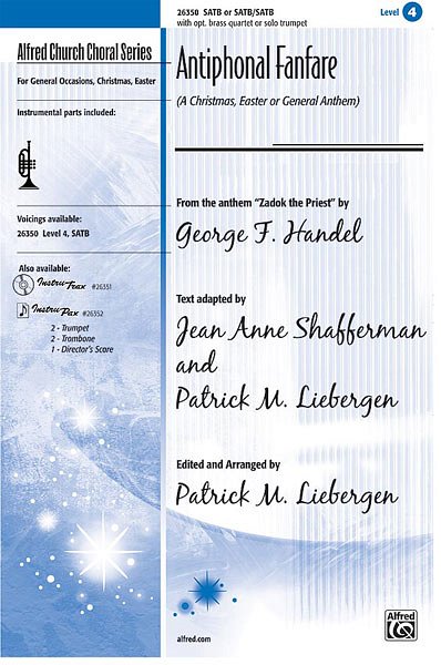 G.F. Händel: Antiphonal Fanfare (from Zadok, Gch;Klav (Chpa)