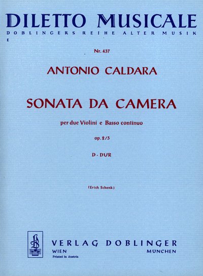 A. Caldara: Sonata Da Camera Op 2/3 D-Dur