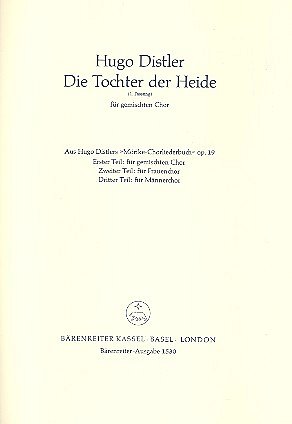 H. Distler: Die Tochter der Heide (Wasch dich, mein Schwesterchen)
