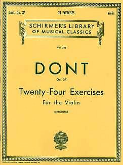 J. Dont: 24 Exercises, Op 37, Viol