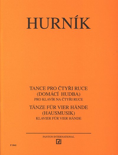 I. Hurník: Tänze für 4 Hände, Klav4m (Sppa)