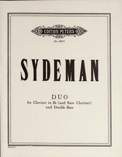W. Sydeman y otros.: Duo
