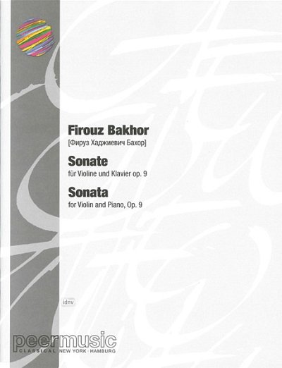 F. Bakhor: Sonate op. 9