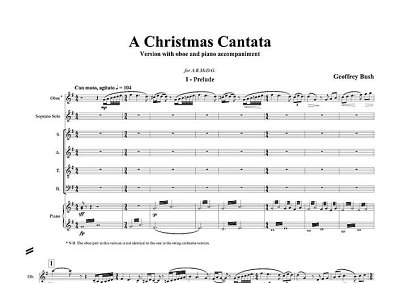 G. Bush: Christmas Cantata (Score And Oboe Part) (Part.)