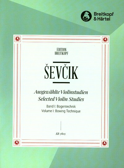 O. _ev_ík: Ausgewählte Violinstudien, Viol (2N)