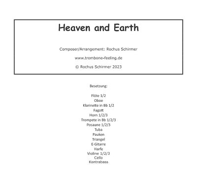 DL: R. Schirmer: Heaven and Earth, Orch (Pa+St)