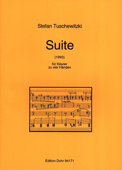 T. Stefan: Suite für Klavier zu vier Händen, Klav4m (Part.)
