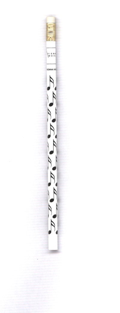 Bleistift - Note (weiß)