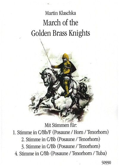 Klaschka, M.: March of the Golden Brass K, Varblens4 (Pa+St)
