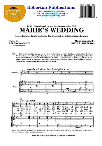 Marie's Wedding, Ch2Klav (Chpa)