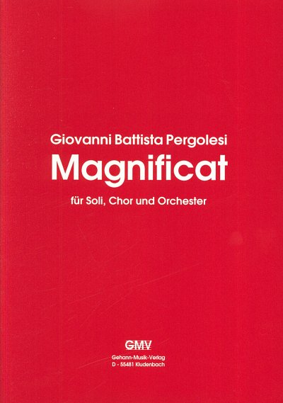 G.B. Pergolesi: Magnificat, 4GesGchOrch (Part.)