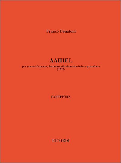 F. Donatoni: Aahiel (Part.)