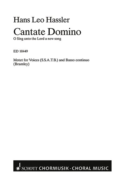 DL: H.L. Haßler: Cantate Domino, Gch5 (Chpa)