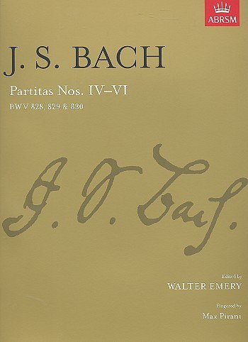 J.S. Bach: Partitas - Nos. IV-VI, Klav