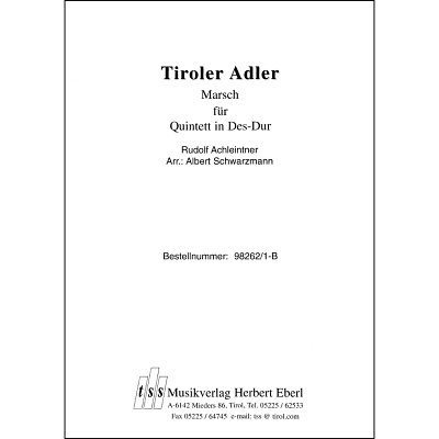 R. Achleitner: Tiroler Adler, 5Blech (Pa+St)