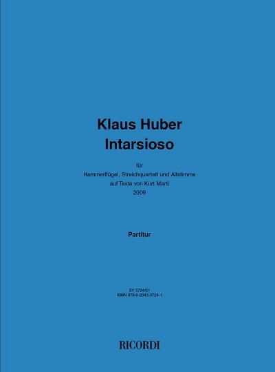 K. Huber: Intarsioso (Part.)