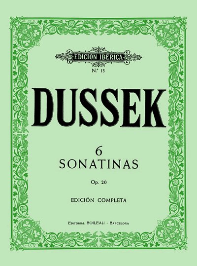 J.L. Dussek: 6 Sonatinas op. 20, Klav