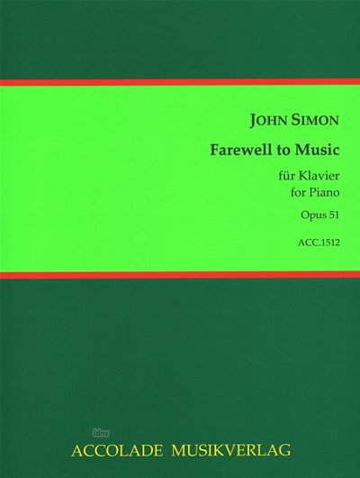 J. Simon: Farewell to Music, Klav