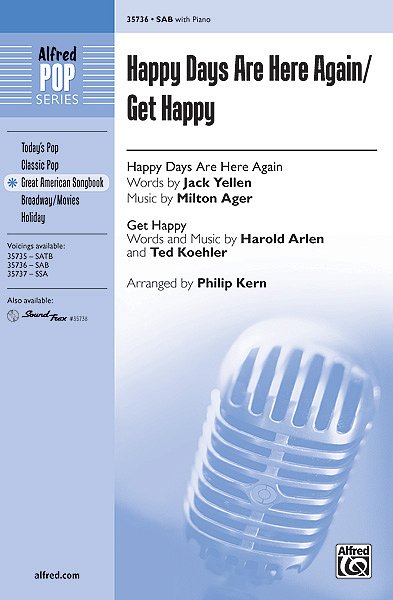 Happy Days Are Here Again - Get Happy, Gch3;Klv (Chpa)