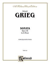 E. Grieg y otros.: Grieg: Cello Sonata in A Minor, Op. 36
