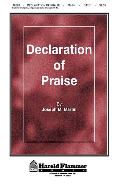 J. Martin: Declaration of Praise, GchKlav (Chpa)