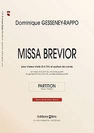 D. Gesseney-Rappo: Missa Brevior, Gch44Blech (Part.)