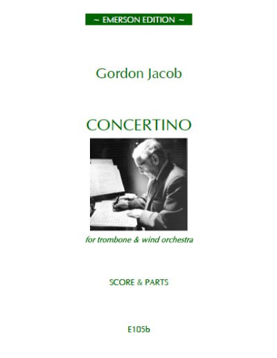 Concertino For Trombone And Wind Band (Pa+St)