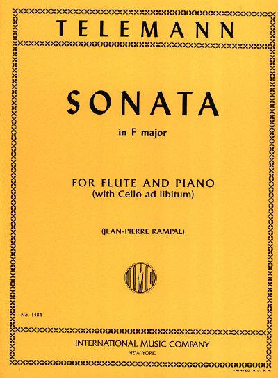 G.P. Telemann: Sonata Fa Maggiore (Vc Ad Lib.) (Rampal), Fl