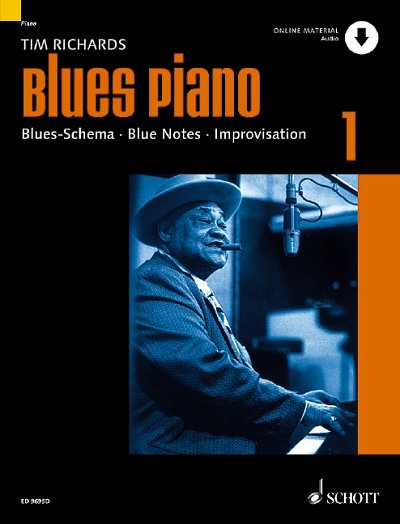 T. Richards: Blues Piano 1, Klav (+OnlAu)