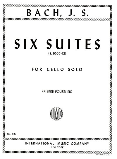 J.S. Bach: 6 Suites Bwv 1007/12 (Fournier), Vc