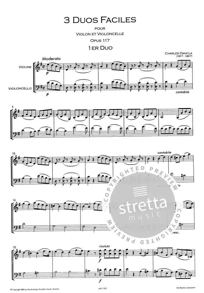 C. Dancla: Duo Facile Op 117/1 (1)