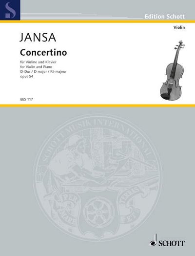 DL: L. Jansa: Concertino D-Dur, VlKlav