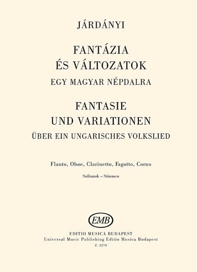 P. Járdányi: Fantasie und Variationen ü, FlObKlHrFg (Stsatz)