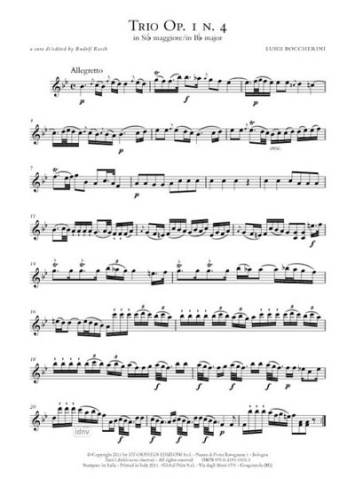 L. Boccherini: 6 Trios Vol.2 op.1 G77-82