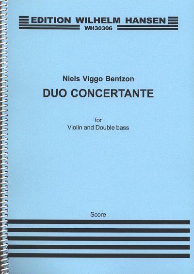 N.V. Bentzon: Duo Concertante Op 531