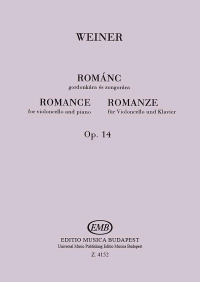 L. Weiner: Romanze op. 14, VcKlav (KlavpaSt)