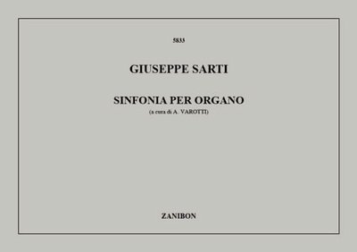 G. Sarti: Sinfonia Per Organo