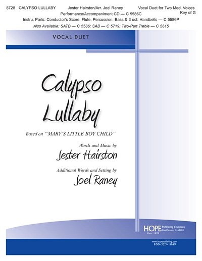 J. Hairston: Calypso Lullaby Based On Mary'S Little Boy Chil