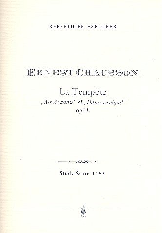 2 Stücke aus La tempête op.18, Sinfo (Stp)
