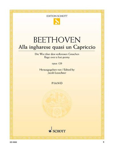 L. van Beethoven: Alla ingharese quasi un Capriccio