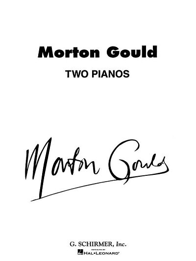 M. Gould: Two Pianos, Klav4m (Sppa)