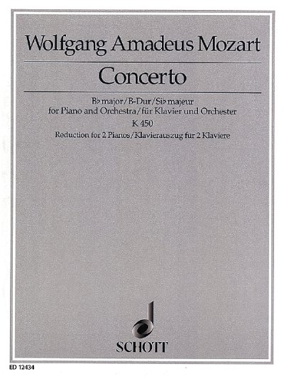 W.A. Mozart: Konzert Nr. 15 B-Dur KV 450 , KlavOrch (KA)