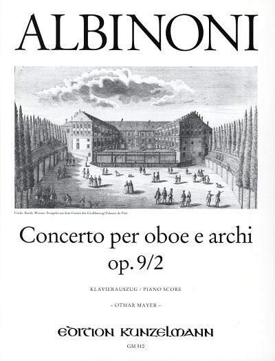 T. Albinoni: Concerto d-Moll op. 9/2, ObKlav (KlavpaSt)