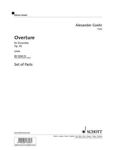 A. Goehr: Overture op. 82