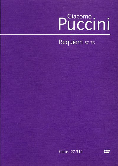 G. Puccini: Requiem Sc 76