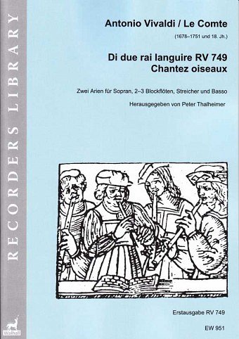 A. Vivaldi: Di due rai languire RV 749 / Chantez o (Stimmen)