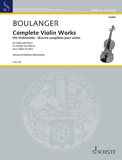 DL: L. Boulanger: Die Violinwerke, VlKlav