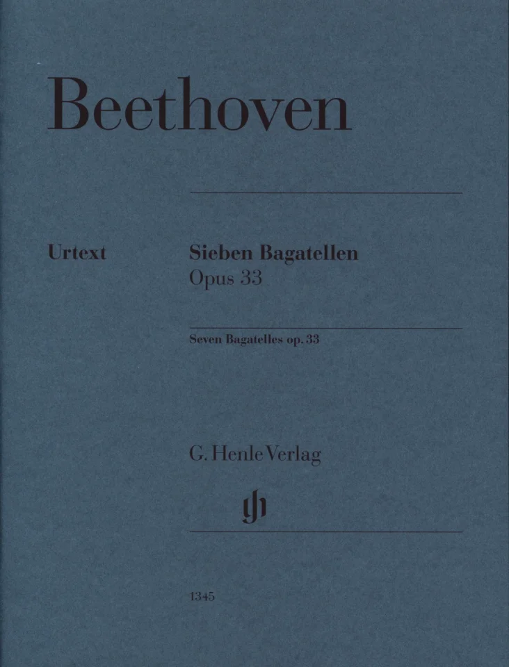 L. v. Beethoven: Sieben Bagatellen op. 33, Klav (0)